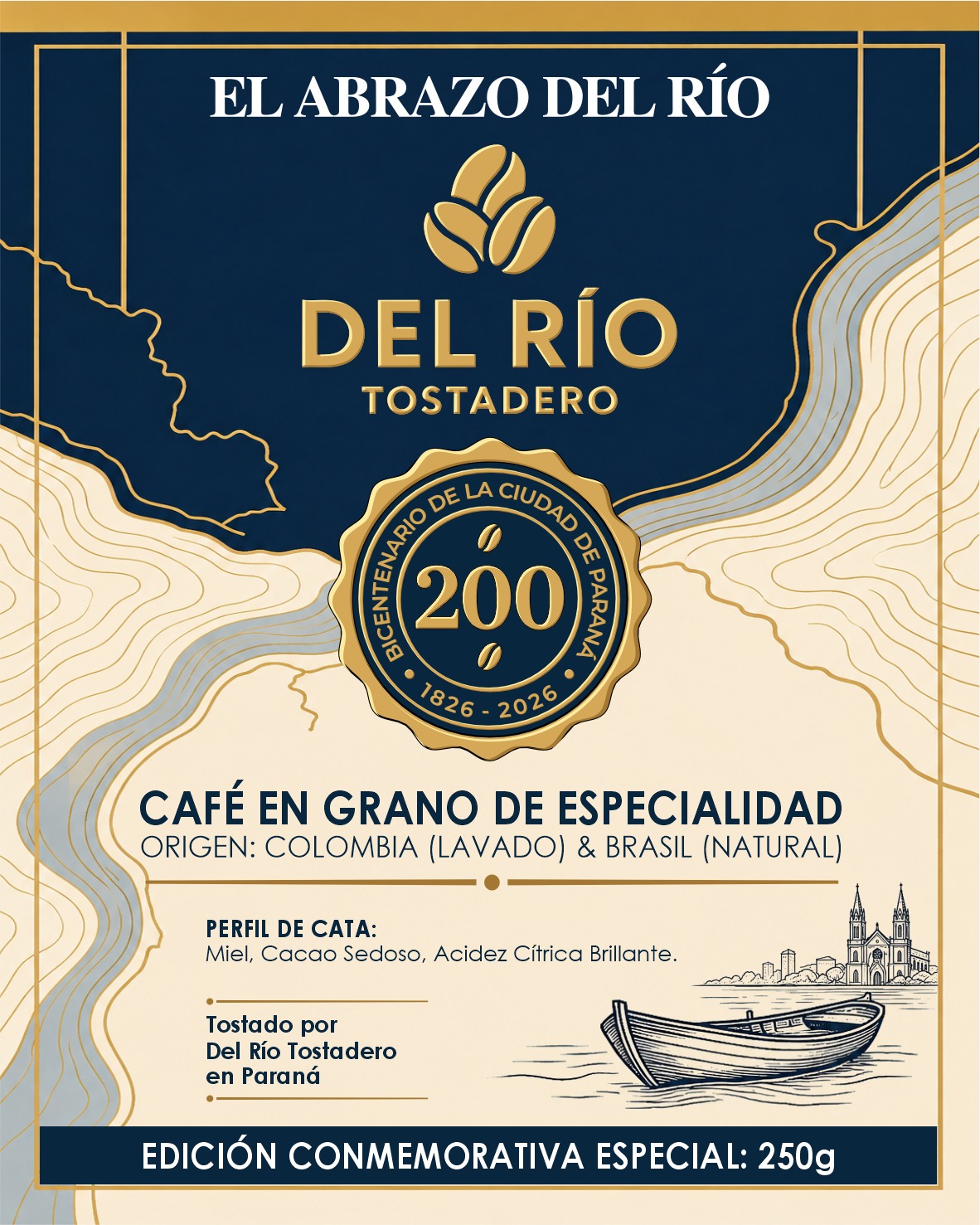 Nuevo blend: Abrazo del Río Edición conmemorativa — 200 años de Paraná